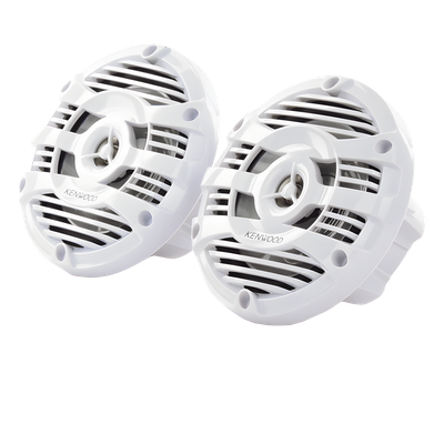 KFC-1653MRW - Par de altavoces fabricados en grado marinos en color blanco de 6.5" potencia máxima de 150 W