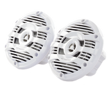 KFC-1653MRW - Par de altavoces fabricados en grado marinos en color blanco de 6.5" potencia máxima de 150 W