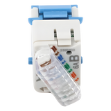 U6A-K06NS - Jack Keystone / Cat6a UTP / Terminación 110 / RJ45 / -10 a 60°C / UL 94 V-0