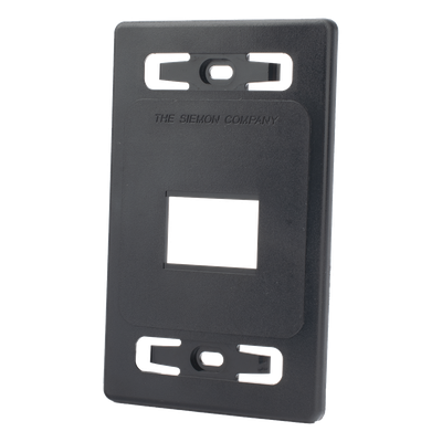 MX-FP-S-02-01 - Siemon Placa de Pared Modular / 2 Salidas / Compatible Z-MAX Blindados MX-FP-S-02-01
