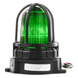 191XLS-024-G - Luz de advertencia LED para ubicaciónes peligrosas, montaje para superficies, 24 VCD, color Verde