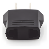 CLAVIJAEURO - Epcom Powerline Adaptador de enchufe / Universal 110-250 Vca / 6 A CLAVIJAEURO