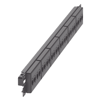 CP245E88BLY - Panel de Parcheo / 24 Puertos / Cat 5e / 1 UR / Plano / Negro