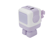 35314B - Cargador RobotGaN de 65W Serie UNO | 3 Puertos de Carga Rápida | 2 USB-C | 1 USB-A | PD 3.0 | QC 4.0 | Carga Inteligente | Tecnología GaN II | Zapato