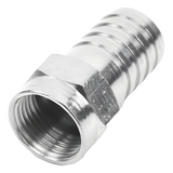 TT-CON-535 - Conector F Macho / Doble Blindaje Plegable / RG-59 / Bronce Niquelado / Contacto Oro / 1.64 ft Equivalente