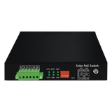 WI-PS306GF-UPS-15A - Controlador Solar de 15A con Switch PoE /  1 Puerto Gigabit PoE 802.3 bt / 2 Puertos PoE 802.3 af/at / 2 Puertos PoE Pasivo 24/48 Vcc / 1 Puerto SFP / No administrable