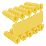 TP-1X - Taquete de Fijación / Doble Expansión Multidireccional / Tornillo 8 mm x 1" (25.4 mm) / 100 Piezas / Carga 50 kg / Rango Térmico -50°C a +80°C