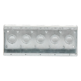 HUB-694 - Raco Caja Multigang / 5 Gang / Profundidad 2.5 in HUB-694