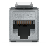 UACC-KEYSTONE-JACK-C6A - Keystone Jack / Cat6A / Terminación Toolless / Snap-In / 12 Piezas / 23-26 AWG