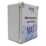 YAS-MOD - Módulo Adaptador para Alerta Sísmica / Fuente 13.5VDC 2A / Respaldo 7 Días / Entrada AC 127/220V / Conector 3.5 mm
