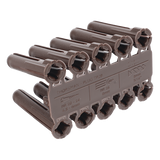 TP-2B - Taquete de Fijación / Doble Expansión Multidireccional / Tornillo 10 mm x 44.5 mm (1 3/4") / Resistencia 80 kg / Polietileno HDPE / Rango Térmico -50°C a +80°C