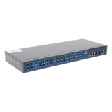 V1600GS-O32 - OLT GPON / 1 Puerto PON con Splitter 1:32 / 3 Uplink (2 GE + 1 SFP/SFP+) / Hasta 128 ONUs / 20 km / 1.73 ft Rack