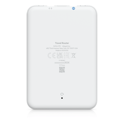 UTR - Router de Viaje / Wi-Fi 5 Dual Banda / 2 Puertos GbE / VPN OpenVPN+WireGuard / USB-C 5W / 12.5 mm / 0.49 in / 89 g