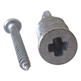TPD-ZINC - Taquete Metálico Autoperforable / Zinc / 22 kg Capacidad / 8 x 1 1/4" / Paneles de Yeso