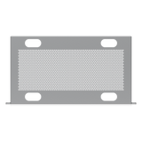 UACC-RACK-SHELF-CLV - Charola Fija para Rack / 1 UR / 19 Pulgadas / Carga 20 kg (44 lb) / Acero SPCC / 481.4 x 250 x 44 mm