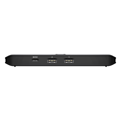 US4224 - Switch USB 2.0 Compartido 2 x 4 Essentials | 480 Mbps | InstaSync | Pulsador Integrado | Diseño Compacto