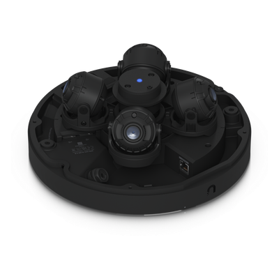 UVC-AI-MS-4-B - Cámara Multisensor IP / 32 MP (4 × 8 MP) / Zoom Óptico 2.33× / IR 20 m (65.6 ft) / PoE++ / IP66 / IK10