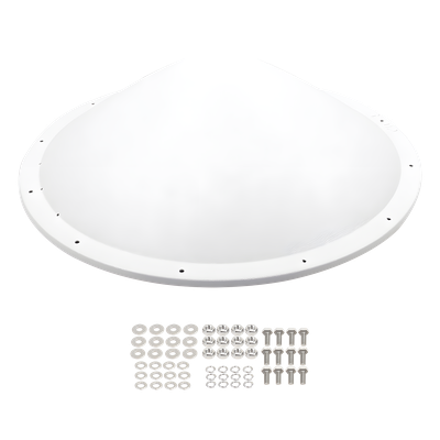 KIT-TXP-28SMA-RD2 - Kit de Antena y Radomo / 28 dBi / 4.8-6.5 GHz / SMA Macho Inverso / Alcance 15 km (9.3 mi)