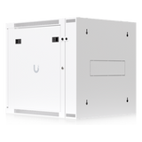 UACC-RACK-12U-WALL-SW-G - Gabinete Rack 12U / 600x703 mm / Puerta Vidrio Templado / Puerta Trasera Abatible / Paneles Laterales con Llave / Acero SPCC 1.2 mm