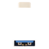 30155 - Ugreen 30155 cambiador de género para cable USB-A USB-C Blanco
