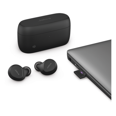 EVOLVE2BUDS-A-MS - Jabra Auriculares True Wireless / Cancelación Activa de Ruido / Bluetooth Multipunto 2