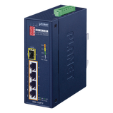 ISW-514PTF - PLANET ISW-514PTF switch No administrado Fast Ethernet (10/100) Energía sobre Ethernet (PoE) Azul