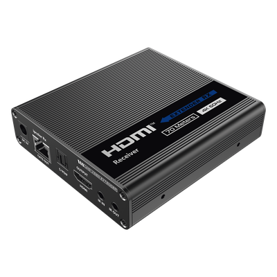 TT-676RX - Receptor HDMI IPColor / 4K@60Hz / Sin Compresión / IR / 70 m (229.7 ft) / Cascada hasta 700 m (2296.6 ft) / 24/7