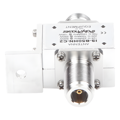 IS-B50HN-C2 - Protector Coaxial RF / 125-1000 MHz / 50 Ω / Conectores N Hembra / Ceja Frontal / 500W