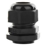 TXG-PG16-BK - Conector Tipo Glándula / IP67 / Cable 10-14 mm / Rosca 22 mm (7/8') / Plástico Negro