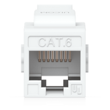 UACC-KEYSTONE-COUPLER-C6 - Acoplador Keystone / Cat6 Pass-Through / 10 Gbps / PoE / Snap-In / Paquete 12 Unidades