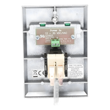 UB-1 - Botón de Salida Universal / 300 Combinaciones / Carcasa Aluminio Fundido / 3 Pulsadores Iluminados / 10 Mensajes Intercambiables / Instalación Sin Herramientas