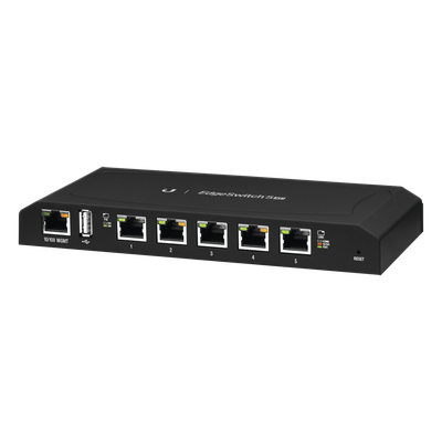 ES-5XP - Ubiquiti EdgeSwitch 5XP Administrable de 5 Puertos Gigabit PoE de 24 V Pasivo, con funciones