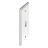 NK1FNWH - Placa de Pared Vertical / Estilo Plano / 1 Puerto Keystone / ABS / 69.8 x 114.3 mm / 2.75 x 4.5 pulg. / Blanco