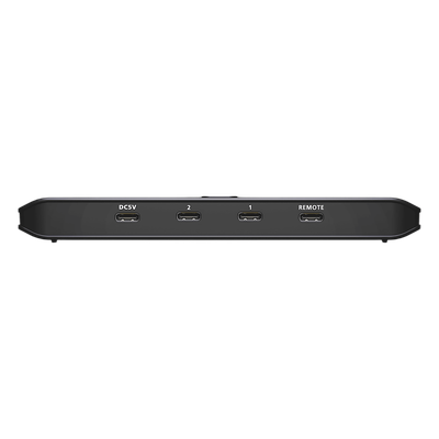 US5324 - Switch Compartido USB 3.2 Gen 1 2x4 | Tipo de Host A+C | 5 Gbps | Botón Integrado | Selector Remoto | Diseño Compacto | InstaSync