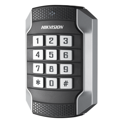 DS-K1104MK - Hikvision Lector de Tarjetas MIFARE y Contraseñas / Wiegand W26-W34 / RS-485 DS-K1104MK