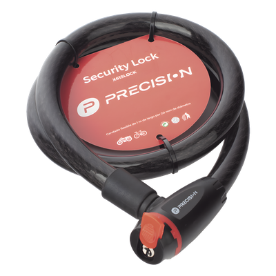 X-613-LOCK - Candado de Cable / 20 mm Diámetro / 1000 mm (3.28 ft) Largo / Cierre por Llave / PVC Recubierto