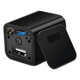 M1B - Syscom Cámara Oculta en Cargador de Pared / 2 Megapixel 1080P / Grabación Continua o por