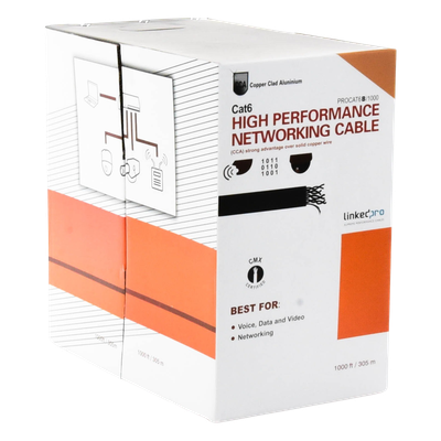 PRO-CAT-6B - Linkedpro By Epcom Bobina de Cable / Cat6 / 305 m (1000 pies) PRO-CAT-6B