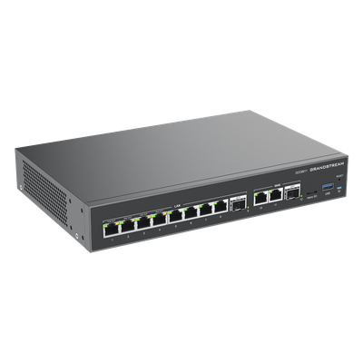 GCC6011 - Grandstream Networks GCC6011 dispositivo de redes Gigabit Ethernet (10/100/1000) Energía sobre Ethernet (PoE) Negro, Plata