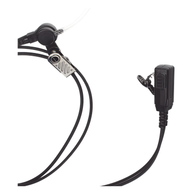 TXEHMAV2 - Micrófono-Audífono de Tubo Acústico / Grado Médico / PTT de Alta Resistencia / Cable Kevlar / Conector 2 Pines