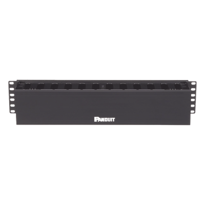 WMPF1E - Organizador de Cables Horizontal / Rack 19in / 2UR / Frontal / PatchLink / ABS