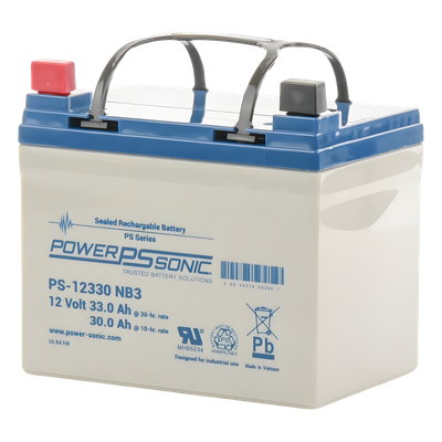 PS-12330-NB3 - Power Sonic Batería de Respaldo AGM/VRLA / 12V / 33 Ah PS-12330-NB3