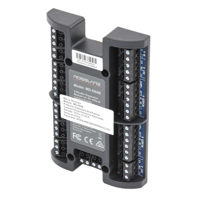 MD-D04B - Rosslare Security Products Módulo Expansor de Control de Acceso / 4 Puertos Wiegand / 4 Salidas