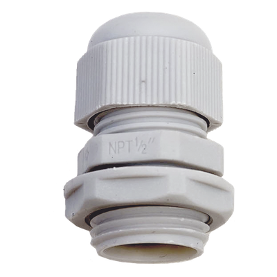TXG-PG-12N - Conector Tipo Glándula / Rosca NPT 1/2" / Rango Cable 6-11 mm / Plástico Industrial / IP Aplicable