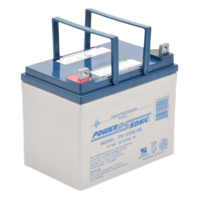 PS-12330-NB - Power Sonic Batería de Respaldo AGM/VRLA / 12V / 33Ah @20hr PS-12330-NB