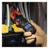 CL120VP - Kit de Prueba Eléctrica / Multímetro de Gancho CA / Detector de Voltaje 12-1000 VCA / Probador de Tensión 12-240 VCA / Analizador de Cableado / CAT III 600 V