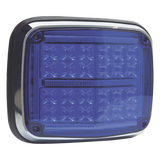 XT1895B - Luz de Advertencia LED / 24 LEDs / 11 Patrones Programables / IP67 / 12-30 VCC / 24 W / Policarbonato