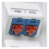 PSL-DCJB-BL - Panduit Kit de Bloqueo de Puertos RJ45 / 10 Unidades / Incluye Llave de Extracción PSL-DCJB-BL