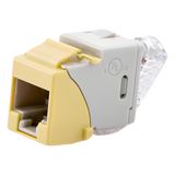 U6A-K20NS - Jack Keystone Cat6A UTP / Terminación 110 / Color Marfil / Conductores 24-22 AWG Sólido y 26-24 AWG Multifilar