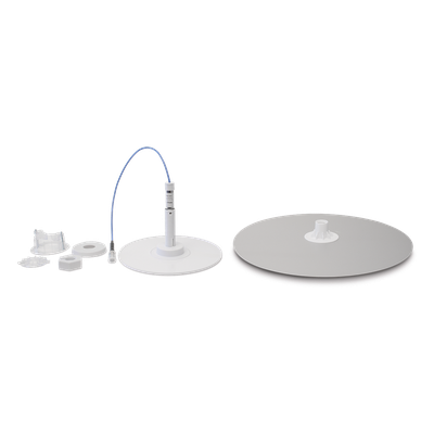 314-406 - Antena Omnidireccional de Bajo Perfil Ultra Delgada con Reflector para Máxima Ganancia de 7dBi. Cubre bandas de celular 5G, 4G, 3G y WiFi de 608 a 2700 MHz.